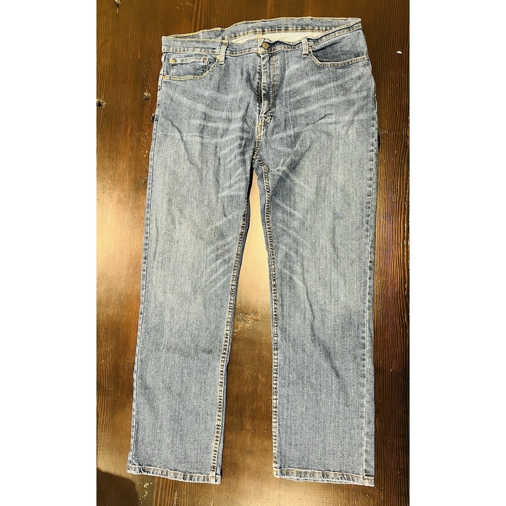Levi's 559 Jeans Mens 42 x 32 Blue Denim Relaxed Straight Classic Casual